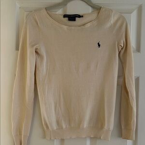 Ralph Lauren Beige Long Sleeve Top